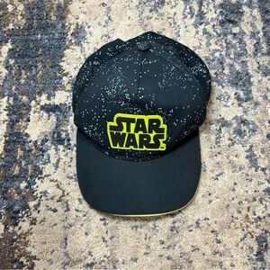 Star Wars Black & Blue Speckled Adjustable Velcro Strap Hat Kids